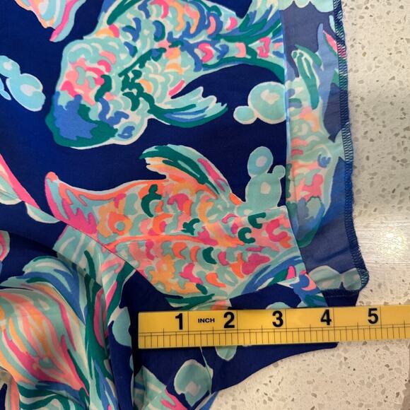 Lilly Pulitzer Tropical Romper Women Small Swim Cover Cruise Poolside Preppy - Picture 8 of 8